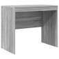 vidaXL Scrivania con spazio di archiviazione Grigio sonoma Legno ingegnerizzato