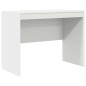 vidaXL Scrivania con storage bianca in legno ingegnerizzato