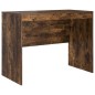 vidaXL Scrivania con Contenitore Quercia Affumicata Legno Ingegnerizzato