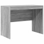 vidaXL Scrivania con Spazio di Archiviazione Grigio Sonoma Legno Ingegnerizzato