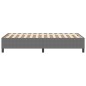 vidaXL Letto a Rete Grigio Chiaro 80x200 cm Tessuto a Coste vidaXL Letto a Rete Grigio Chiaro 80x200 cm Tessuto a Coste