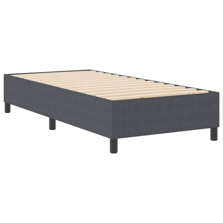 vidaXL Letto Box Spring Grigio Scuro 80x200 cm in Tessuto Corduroy