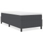 vidaXL Letto Box Spring Grigio Scuro 80x200 cm in Tessuto Corduroy