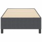 vidaXL Letto Box Spring Grigio Scuro 80x200 cm in Tessuto Corduroy
