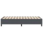 vidaXL Letto Box Spring Grigio Scuro 80x200 cm in Tessuto Corduroy