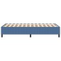 vidaXL Letto con Rete a Molle Blu 80x200 cm in Tessuto Velluto a Coste vidaXL Letto con Rete a Molle Blu 80x200 cm in Tessuto Velluto a Coste