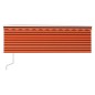 Tenda Sole Retrattile Automatica Parasole 4x3m Arancio Marrone Tenda Sole Retrattile Automatica Parasole 4x3m Arancio Marrone
