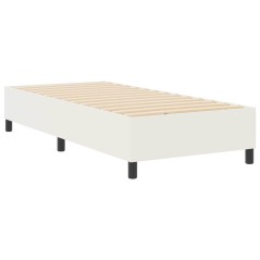 vidaXL Letto Box Spring Crema Singolo Tessuto Corduroy
