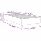 vidaXL Letto Box Spring Grigio chiaro 90x200 cm Tessuto corduroy vidaXL Letto Box Spring Grigio chiaro 90x200 cm Tessuto corduroy