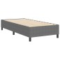 vidaXL Letto Box Spring Grigio Chiaro 100x200 cm Tessuto a Coste vidaXL Letto Box Spring Grigio Chiaro 100x200 cm Tessuto a Coste