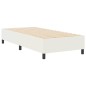 VidaXL Letto Box Spring Crema 100x200 cm Tessuto a Coste VidaXL Letto Box Spring Crema 100x200 cm Tessuto a Coste