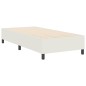 VidaXL Letto Box Spring Crema 100x200 cm Tessuto a Coste VidaXL Letto Box Spring Crema 100x200 cm Tessuto a Coste
