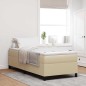 vidaXL Letto a Box Verde Chiaro Grigio 100x200 cm Tessuto a Velluto
