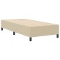vidaXL Letto a Box Verde Chiaro Grigio 100x200 cm Tessuto a Velluto