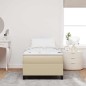 vidaXL Letto a Box Verde Chiaro Grigio 100x200 cm Tessuto a Velluto