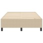 vidaXL Letto a Molle Verde Chiaro Grigio Piccolo Matrimoniale in Tessuto Corduroy