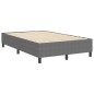 vidaXL Letto a Doghe Grigio Chiaro 120x200 cm in Tessuto Corduroy