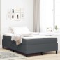 vidaXL Letto a Rete Grigio Scuro 120x200 cm in Tessuto Corduroy