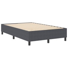 vidaXL Letto a Rete Grigio Scuro 120x200 cm in Tessuto Corduroy