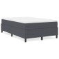 vidaXL Letto a Rete Grigio Scuro 120x200 cm in Tessuto Corduroy