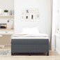 vidaXL Letto a Rete Grigio Scuro 120x200 cm in Tessuto Corduroy