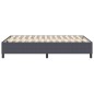 vidaXL Letto a Rete Grigio Scuro 120x200 cm in Tessuto Corduroy