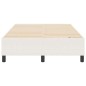 vidaXL Letto con Rete a Molle Color Crema 120x200 cm in Tessuto Corduroy