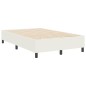 vidaXL Letto con Rete a Molle Color Crema 120x200 cm in Tessuto Corduroy