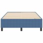 vidaXL Letto Box Spring Blu 120x200 cm Tessuto in Velluto Corduroy