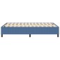vidaXL Letto Box Spring Blu 120x200 cm Tessuto in Velluto Corduroy
