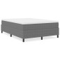 vidaXL Letto con Reticolo Grigio Chiaro 140x200 cm in Tessuto Vellutato