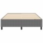 vidaXL Letto con Reticolo Grigio Chiaro 140x200 cm in Tessuto Vellutato