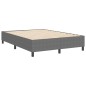 vidaXL Letto con Reticolo Grigio Chiaro 140x200 cm in Tessuto Vellutato