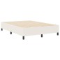 vidaXL Letto a molle Box Cream 140x200 cm in Tessuto a Coste vidaXL Letto a molle Box Cream 140x200 cm in Tessuto a Coste