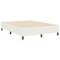 vidaXL Letto a molle Box Cream 140x200 cm in Tessuto a Coste vidaXL Letto a molle Box Cream 140x200 cm in Tessuto a Coste