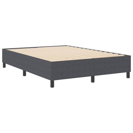 vidaXL Letto a Molle Struttura Grigia 160x200 cm Tessuto Corduroy