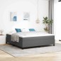 vidaXL Letto Box Spring Grigio Chiaro Super King Tessuto Corduroy