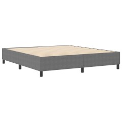 vidaXL Letto Box Spring Grigio Chiaro Super King Tessuto Corduroy