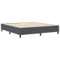 vidaXL Letto Box Spring Grigio Scuro Super King in Tessuto Vellutato vidaXL Letto Box Spring Grigio Scuro Super King in Tessuto Vellutato