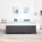 vidaXL Letto Box Spring Grigio Scuro Super King in Tessuto Vellutato vidaXL Letto Box Spring Grigio Scuro Super King in Tessuto Vellutato