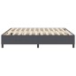 vidaXL Letto Box Spring Grigio Scuro Super King in Tessuto Vellutato vidaXL Letto Box Spring Grigio Scuro Super King in Tessuto Vellutato
