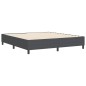 vidaXL Letto Box Spring Grigio Scuro Super King in Tessuto Vellutato vidaXL Letto Box Spring Grigio Scuro Super King in Tessuto Vellutato