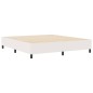 vidaXL Letto Box Spring Crema Super King Tessuto A Coste