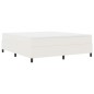 vidaXL Letto Box Spring Crema Super King Tessuto A Coste