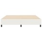 vidaXL Letto Box Spring Crema Super King Tessuto A Coste