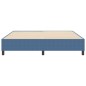 vidaXL Letto Box Spring Blu Super King Tessuto Corduroy