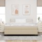 vidaXL Letto a Rete Verde Chiaro Grigio Super King in Tessuto Vellutato