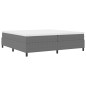 vidaXL Letto Box Spring Grigio chiaro 200x200 cm Tessuto a coste vidaXL Letto Box Spring Grigio chiaro 200x200 cm Tessuto a coste