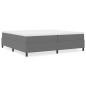 vidaXL Letto Box Spring Grigio chiaro 200x200 cm Tessuto a coste vidaXL Letto Box Spring Grigio chiaro 200x200 cm Tessuto a coste