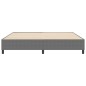vidaXL Letto Box Spring Grigio chiaro 200x200 cm Tessuto a coste vidaXL Letto Box Spring Grigio chiaro 200x200 cm Tessuto a coste